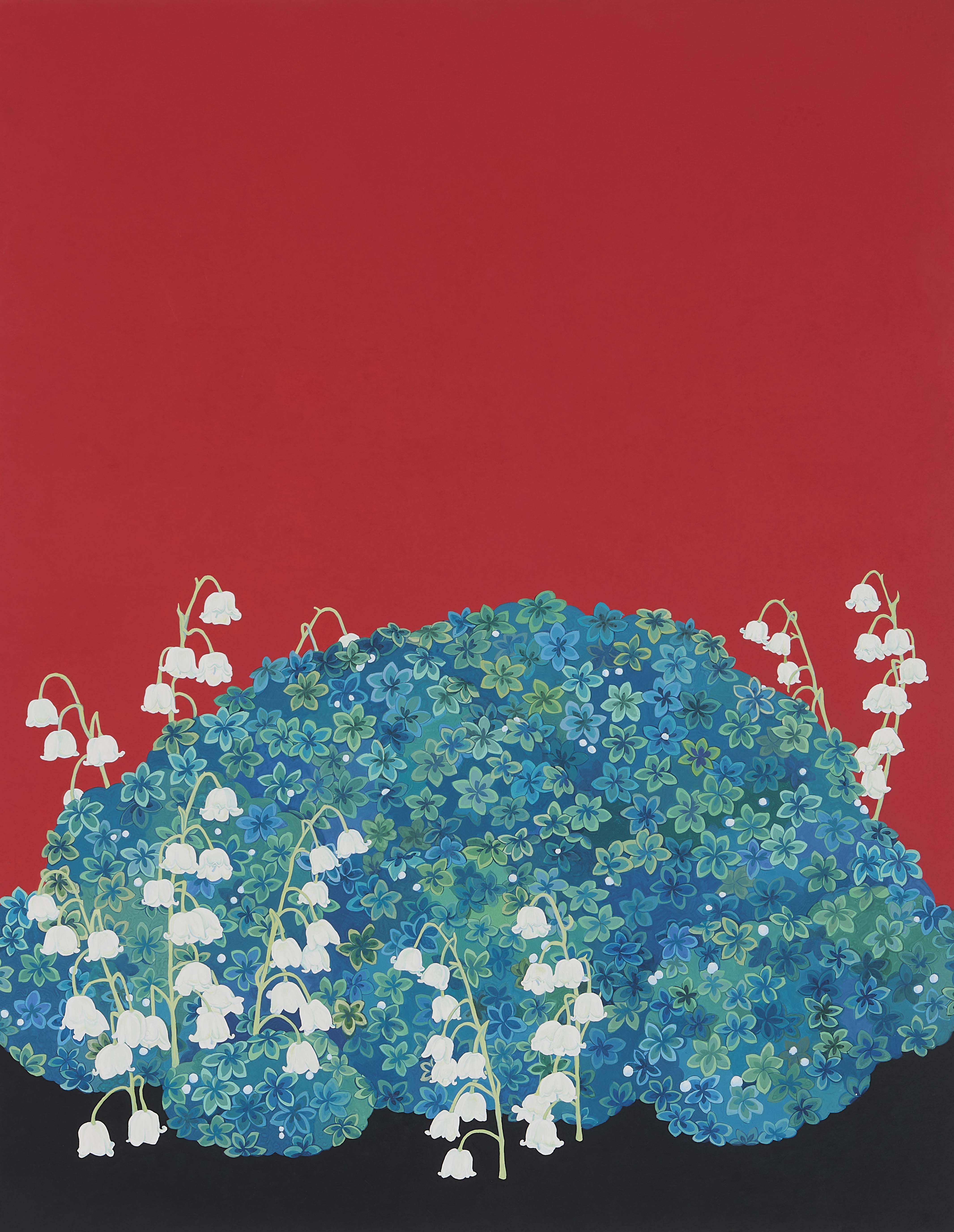 풀숲 Ⅲ, 162.2X125cm, 장지에 채색, 2023, 650만.jpg