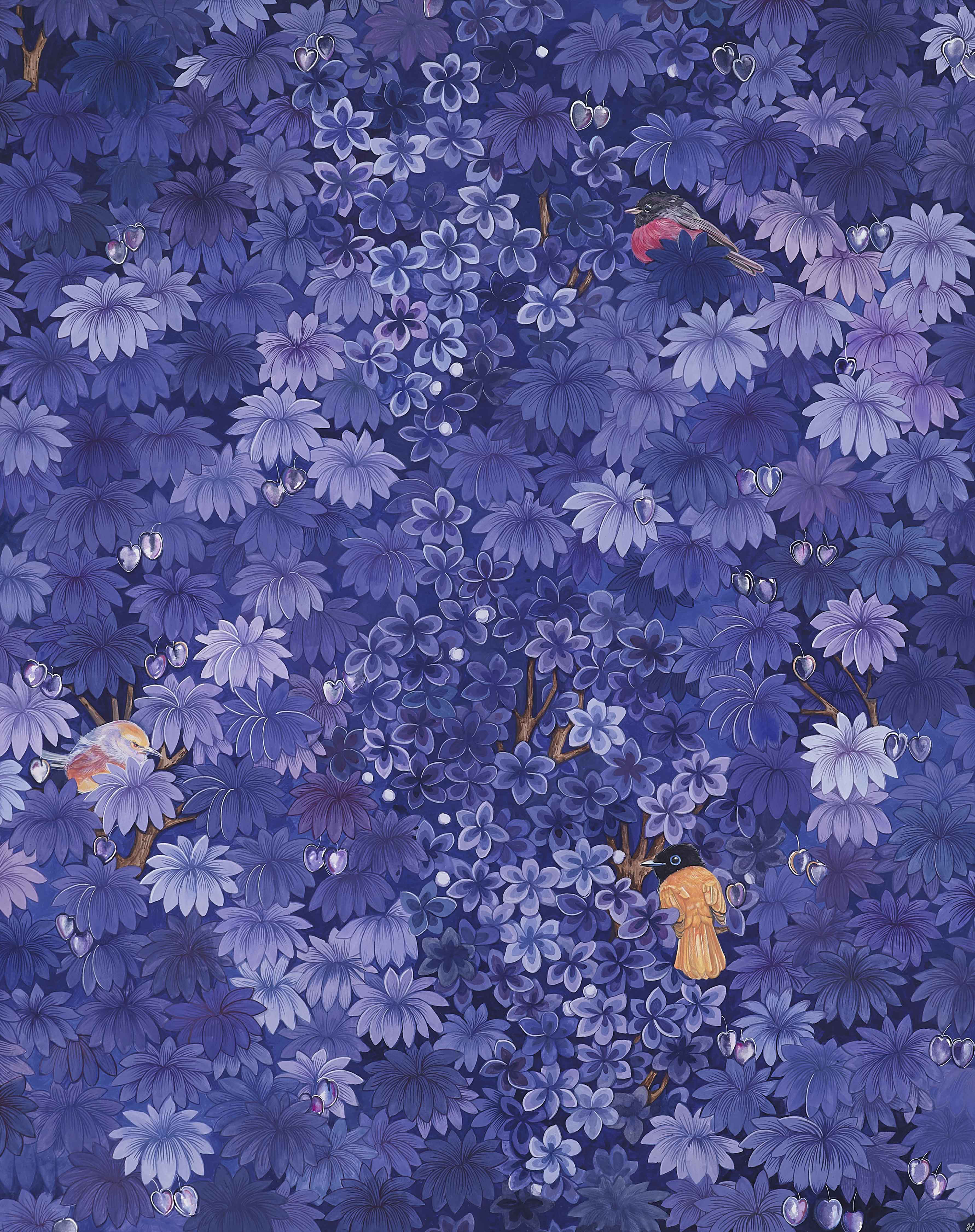 Hide and seek II, 2023, 116.8x91cm, 장지에 채색, 360만 .jpg