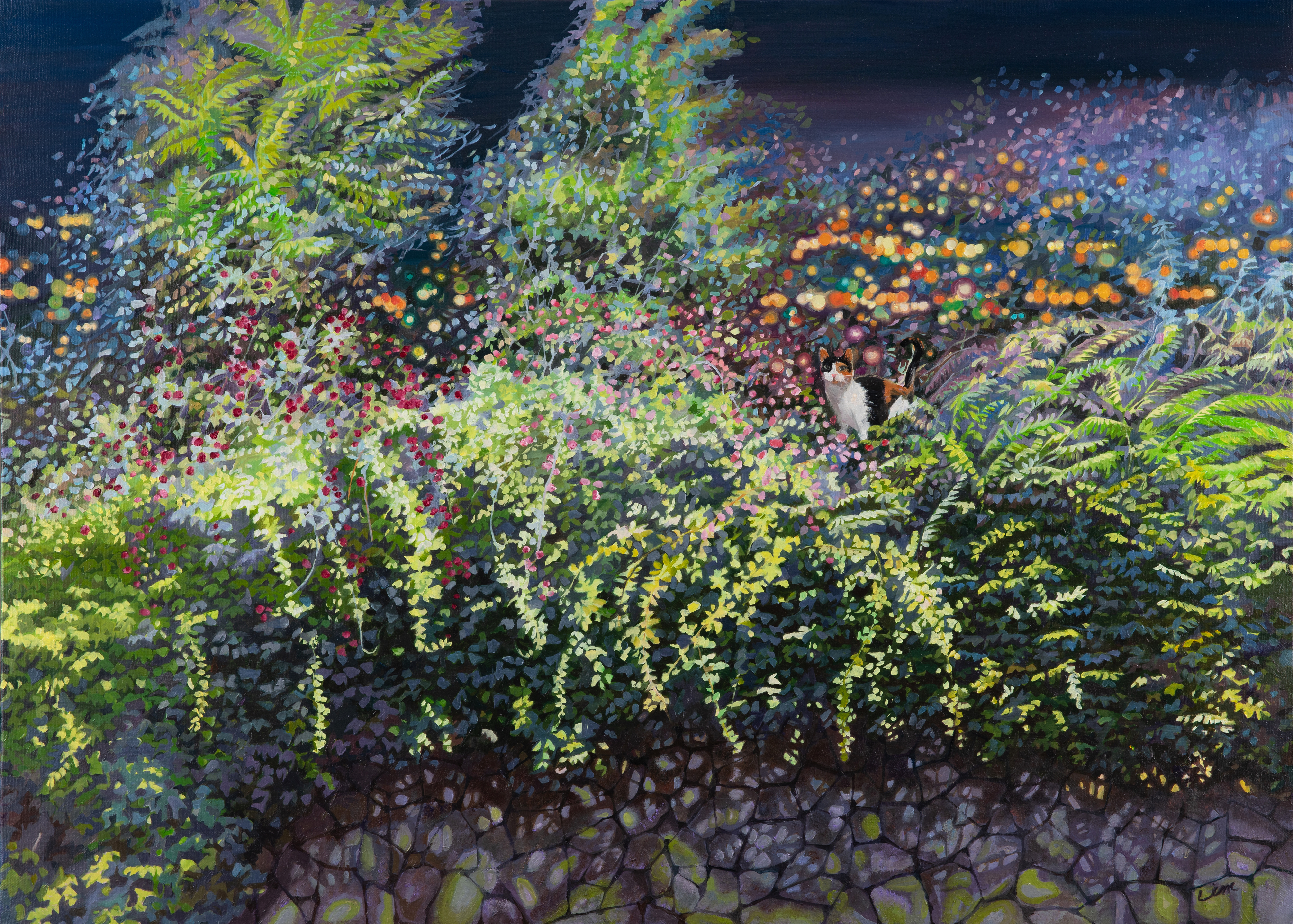 밤산책(Night walk), 72.7×100cm(40P), Oil on canvas, 2024.jpg