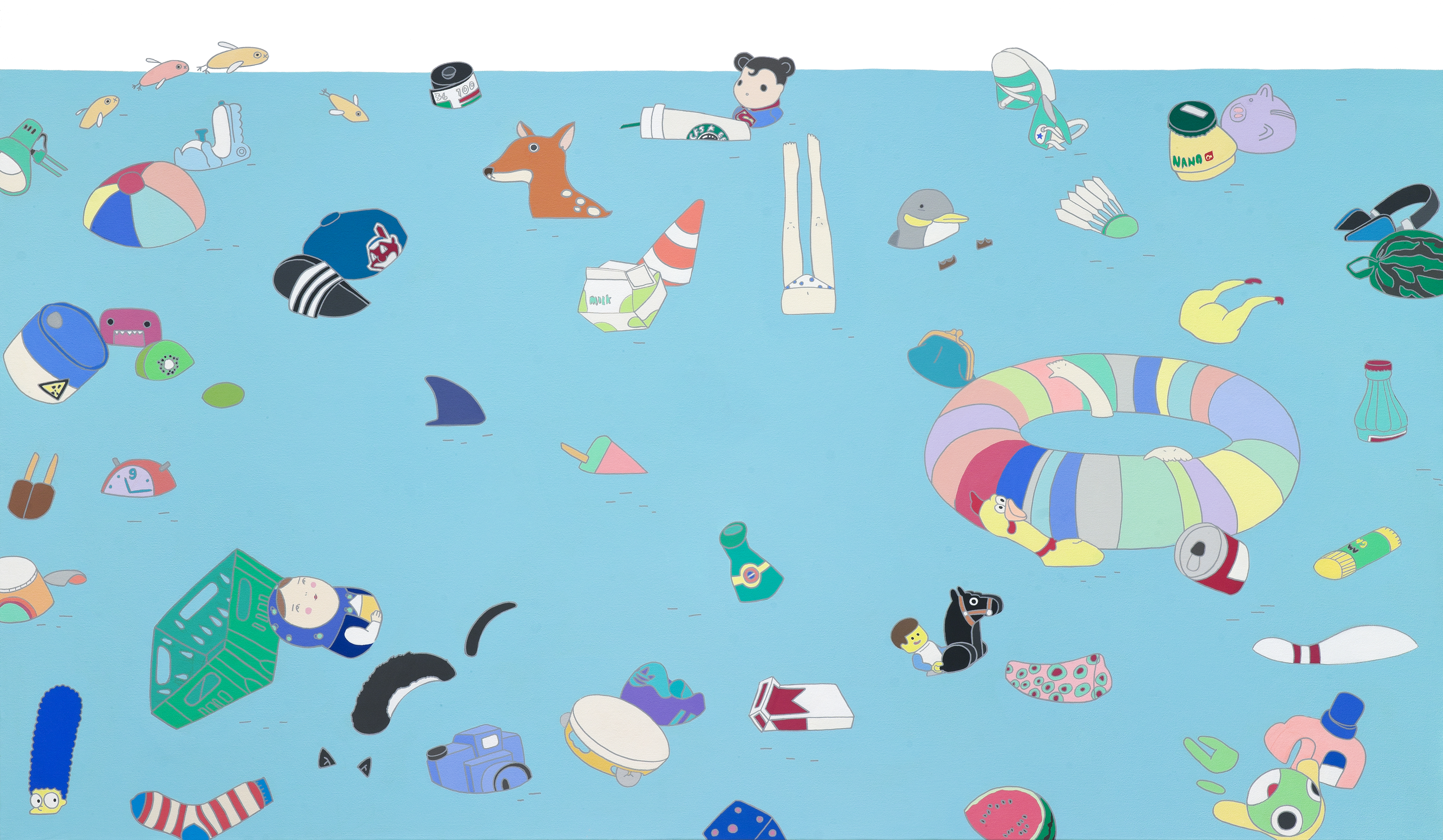 장마철물놀이162.2X97.0cm.acrylic on canvas.2011.jpg