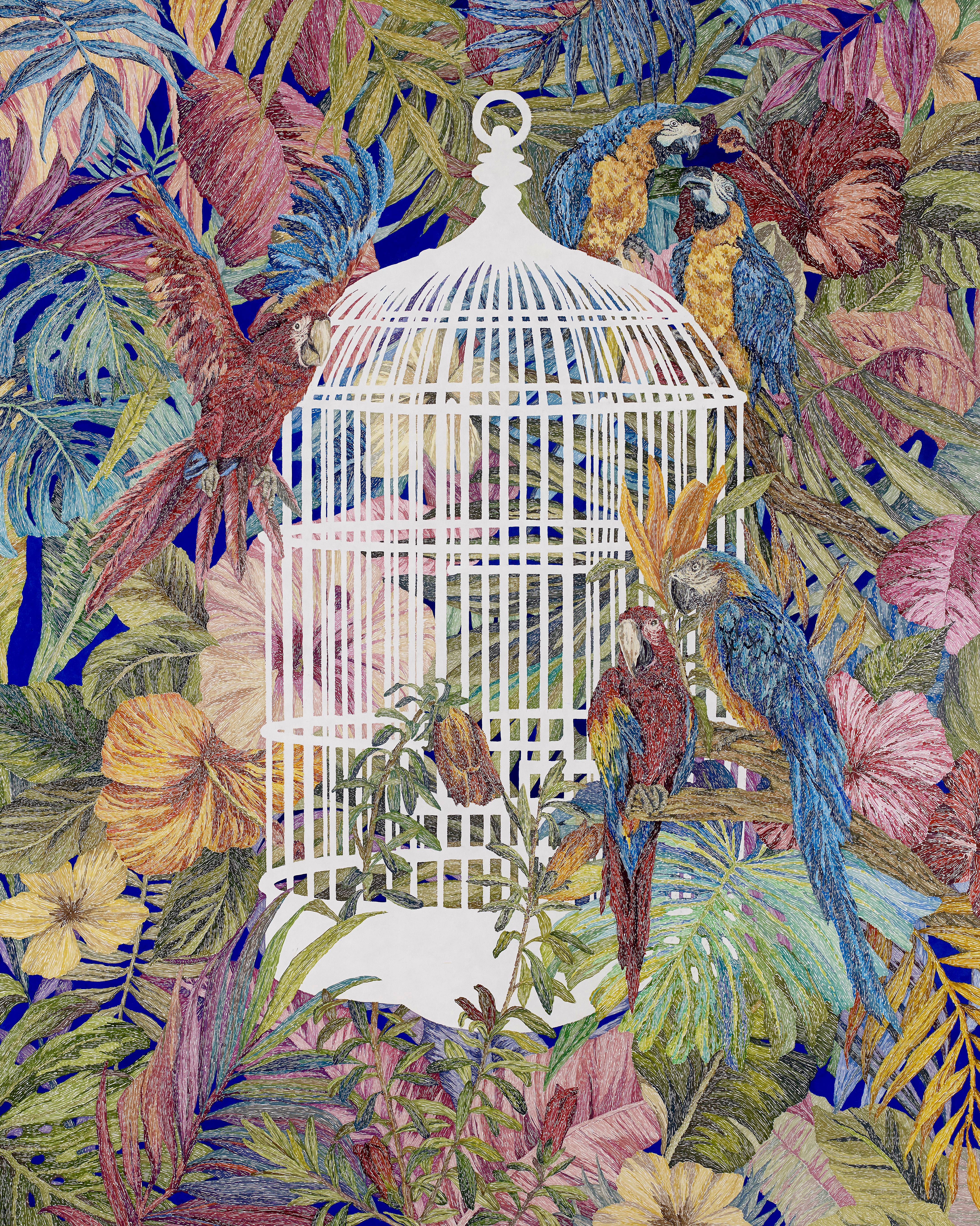 경계_시작,2019,장지에 채색,162.2x130.3cm,.jpeg