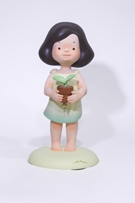 Daughter of Deliciosa ; 공중뿌리_26x24x52 (cm)_PLA에 아크릴채색,우레탄마감_2025_수정.jpg