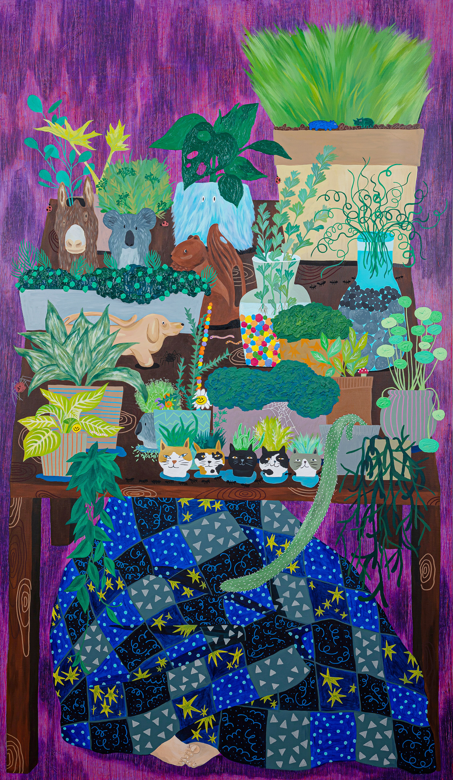 꼭꼭 숨어라, acrylic on canvas, 112.1x193.9cm, 2026.jpg