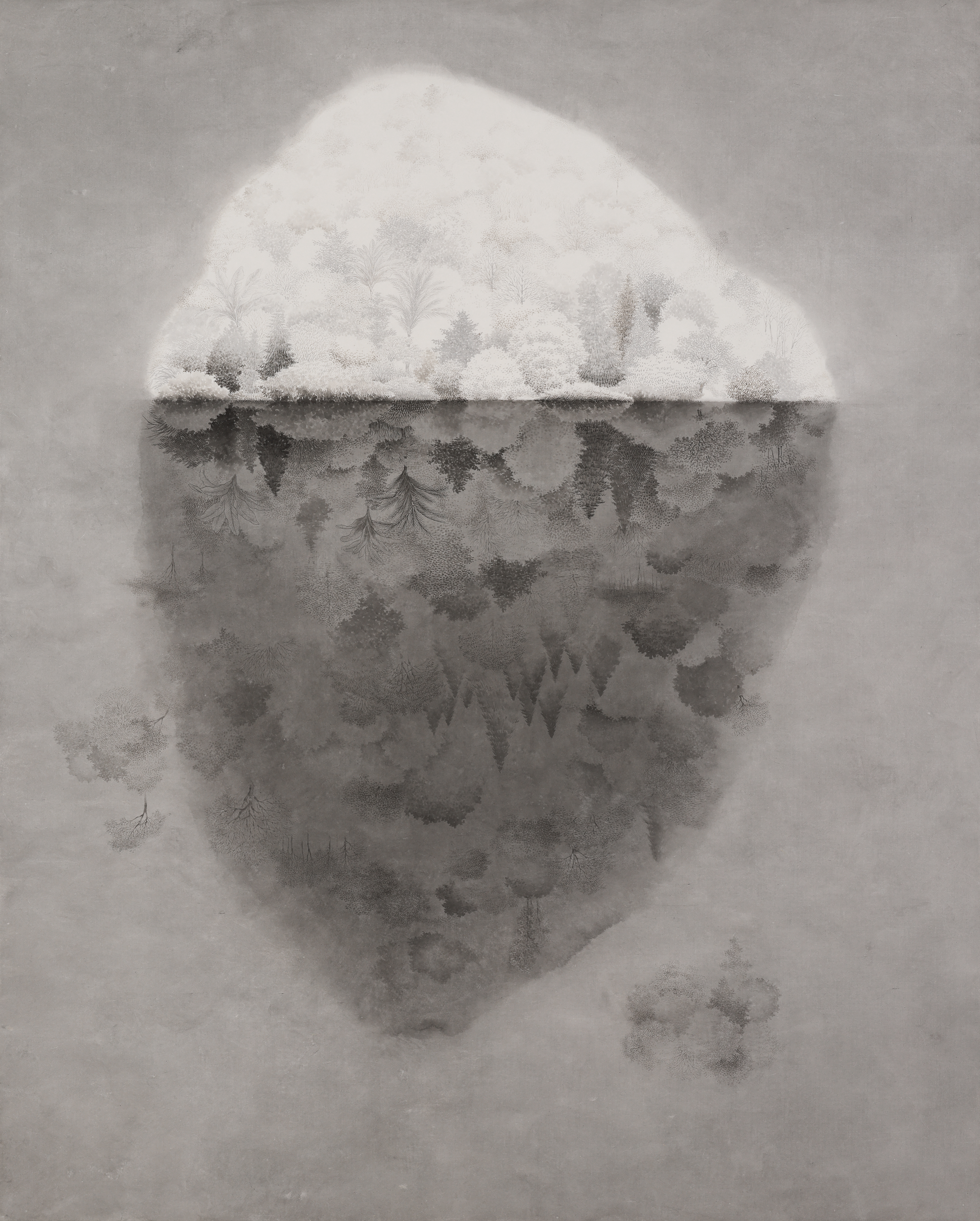 또다른경계, 한지위에 수묵, 130x162cm, 2025 1200만원.jpg
