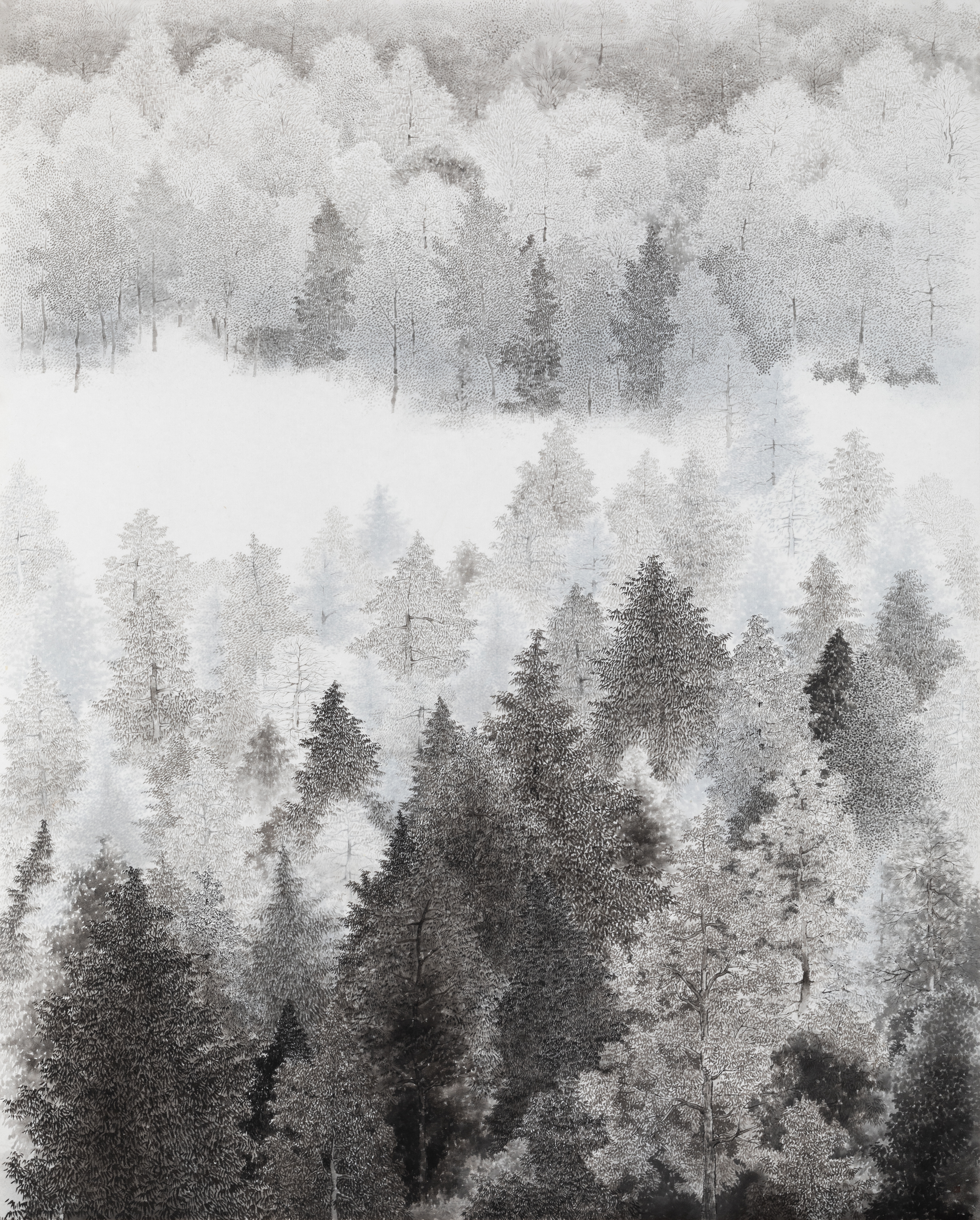 시간이 원근법, 한지위에 수묵, 130x163cm, 2016 1200만원.jpg