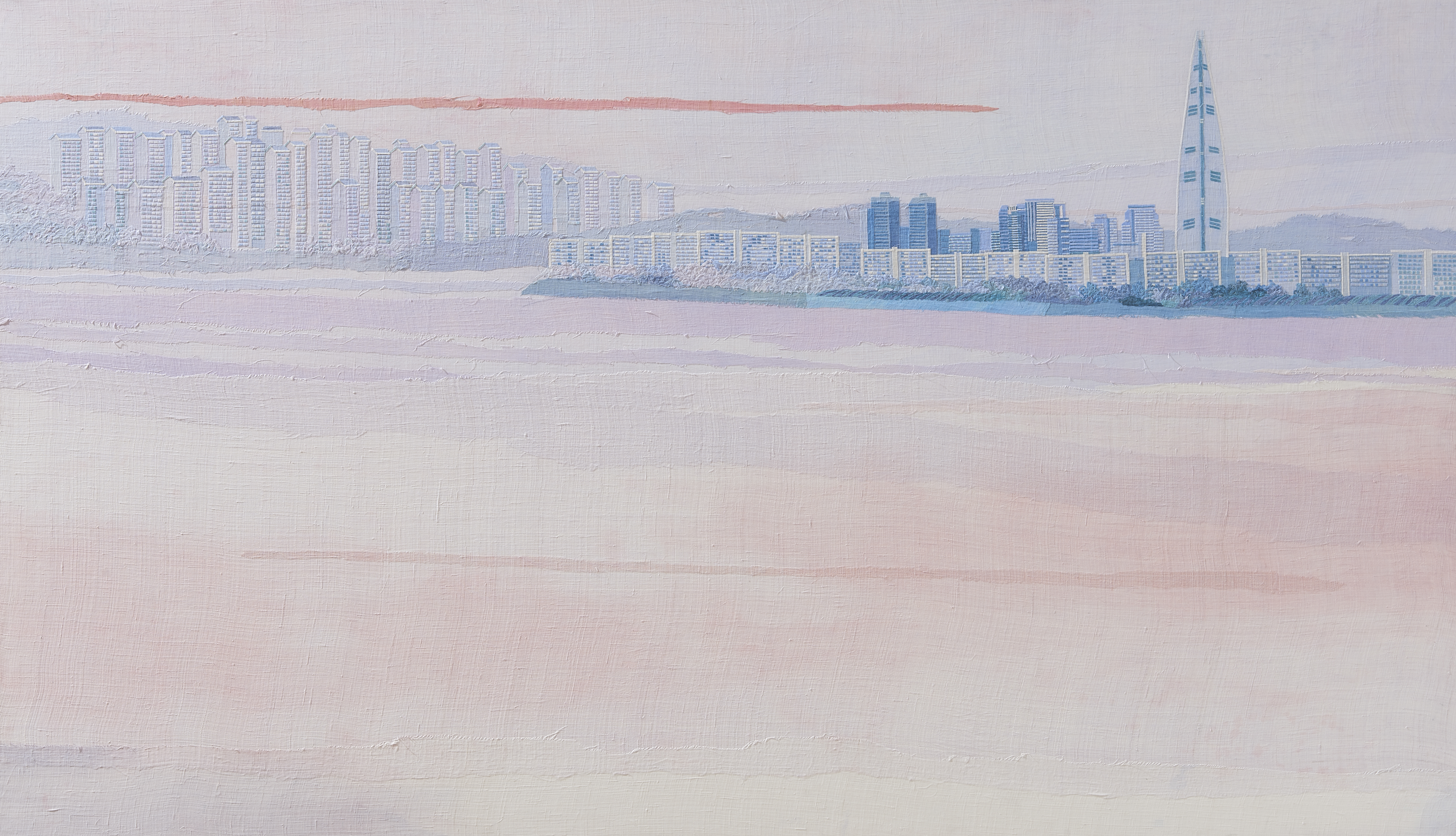 유(流),순간의만남,모시에 염색,콜라주,119cmx206cm,2017,800만원.jpg