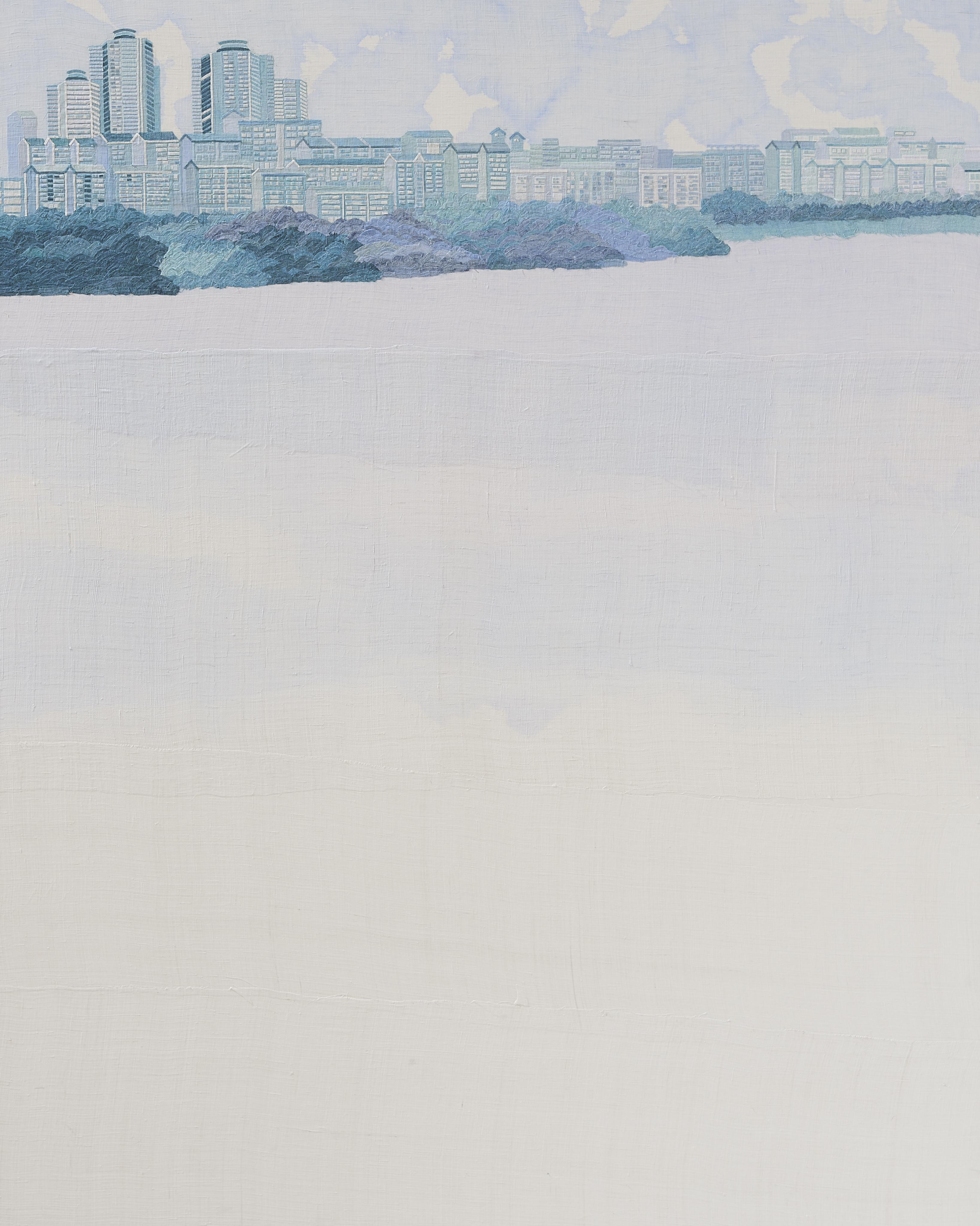 순간의 그리움, 모시에 염색,콜라주,160cmx130cm,2017,700만원.jpg